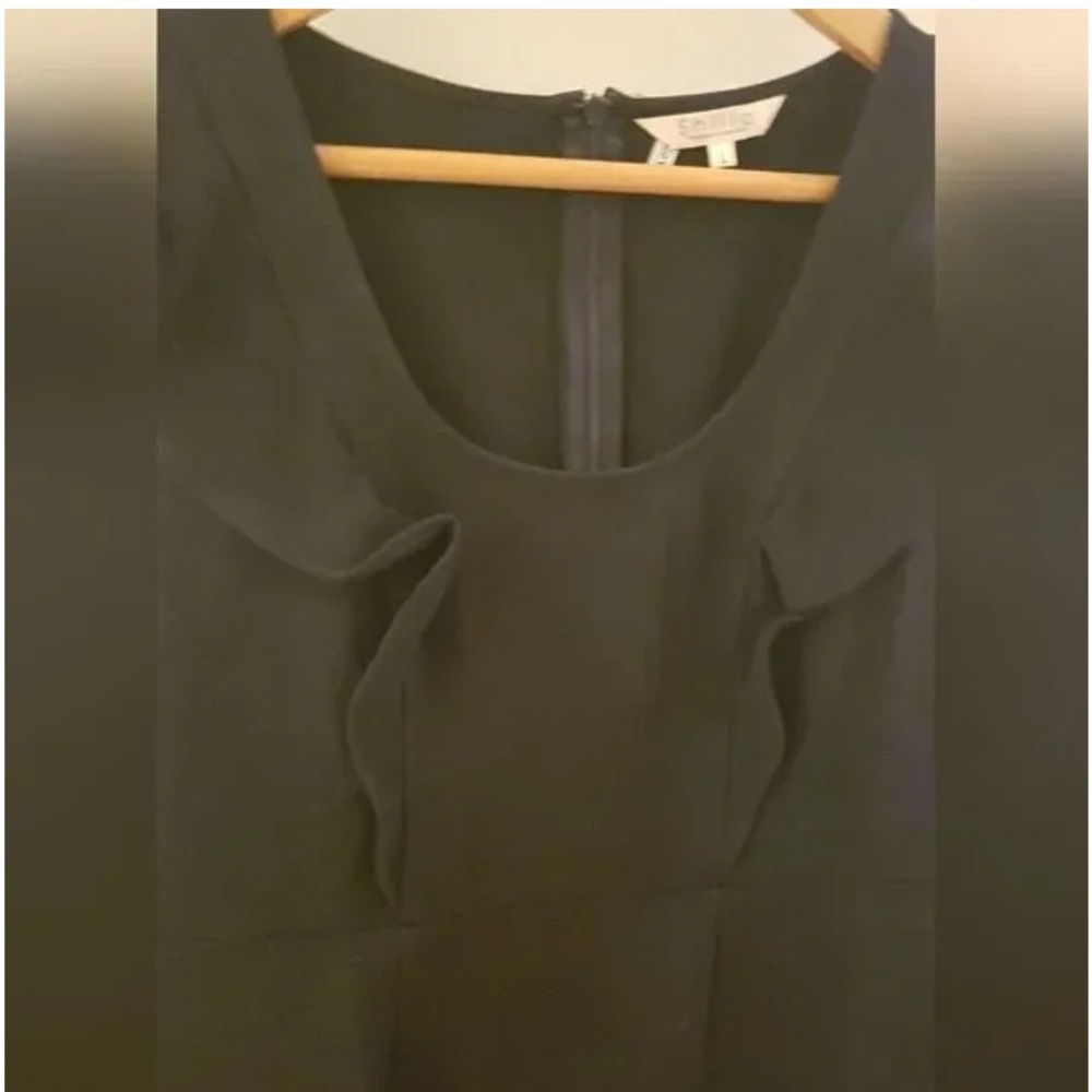 SHILLA CLASSIC * Black Dress Sleeveless with Ruffles *Gorgeous* NEW Medium/Large - Picture 6 of 8